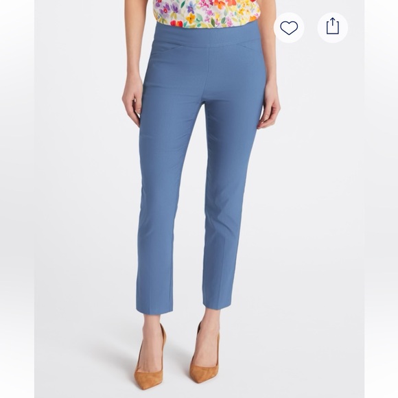 Tribal Pants - Tribal Women's Cropped Blue Pants